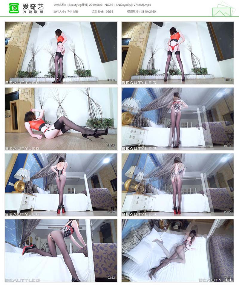 [Beautyleg]高清视频 2019.08.01 NO.981 ANOnymity